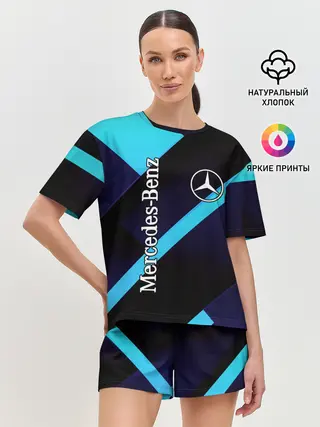 Женская пижама с шортами / Mercedes Benz