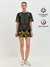 Женская пижама с шортами / Рисунок сова