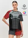 Женская пижама с шортами / КОСТЮМ N7 | MASS EFFECT N7 | МАСС ЭФФЕКТ Н7