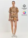 Женская пижама с шортами / Камни
