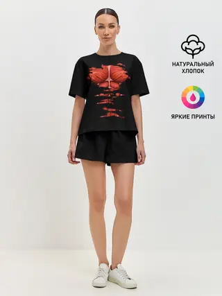 Женская пижама с шортами / Титан