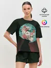 Женская пижама с шортами / Girl in flowers
