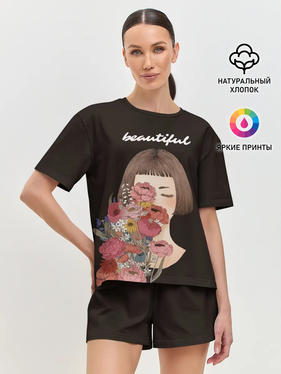 Женская пижама с шортами / Beautiful