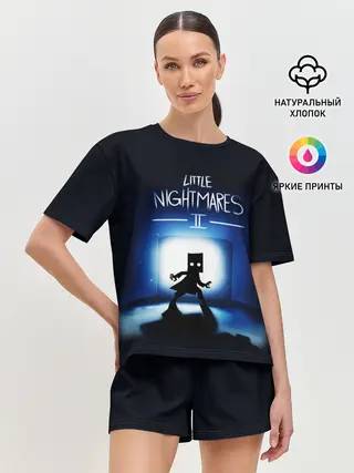 Женская пижама с шортами / Little Nightmares 2 МОНО