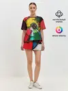 Женская пижама с шортами / Центрифуга красок