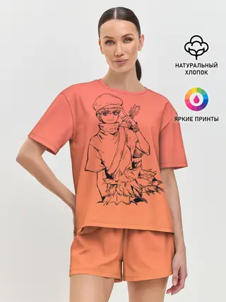 Женская пижама с шортами / Юкио