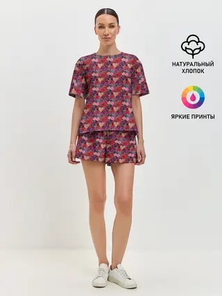 Женская пижама с шортами / Love