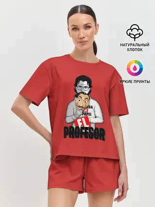 Женская пижама с шортами / La Casa de Papel