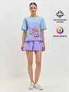 Женская пижама с шортами / ноты краски музыканту
