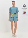 Женская пижама с шортами / Очковая кобра
