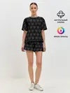 Женская пижама с шортами / Французский бульдог