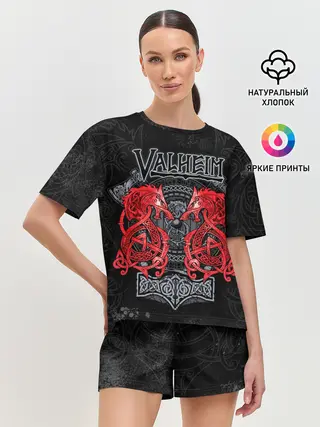 Женская пижама с шортами / Valheim