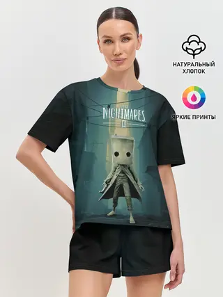 Женская пижама с шортами / Little Nightmares