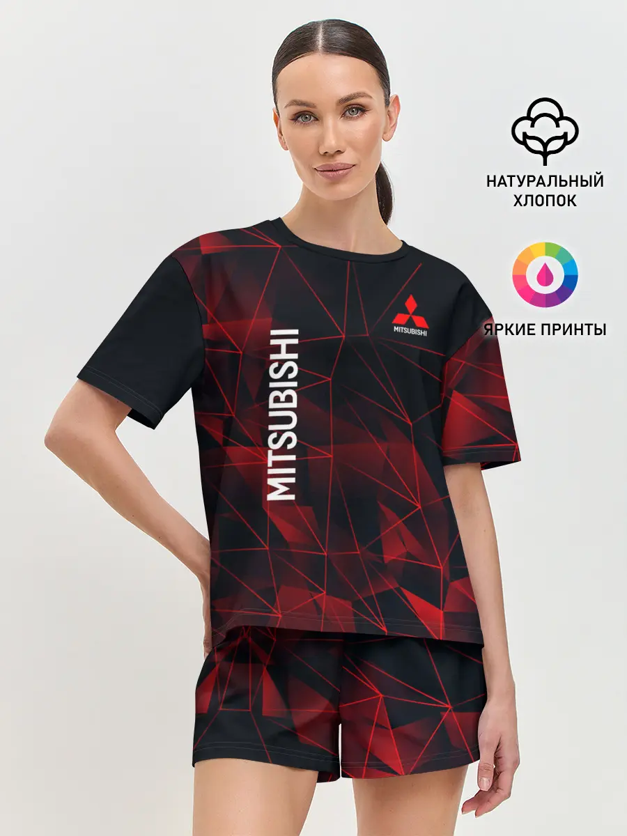 Женская пижама с шортами / Mitsubishi