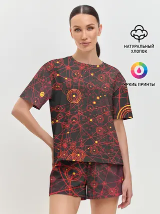 Женская пижама с шортами / Данные сети