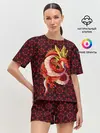 Женская пижама с шортами / Шар дракона