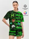 Женская пижама с шортами / Minecraft / Майнкрафт