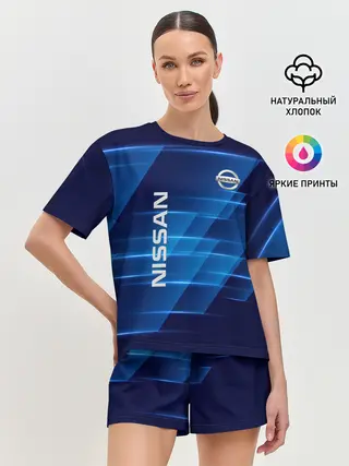 Женская пижама с шортами / Nissan