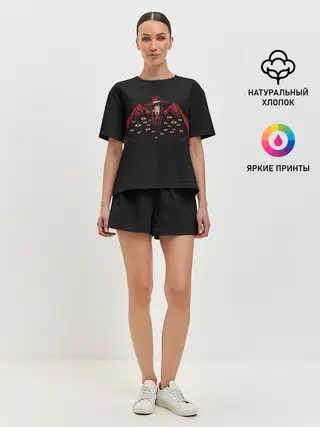 Женская пижама с шортами / Алукард в плаще