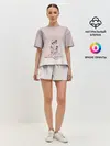 Женская пижама с шортами / собачка полотенце процедуры
