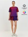 Женская пижама с шортами / Трещины