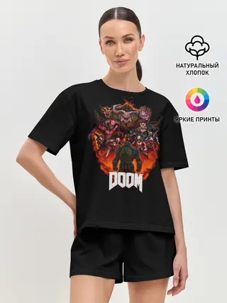 Женская пижама с шортами / Doom