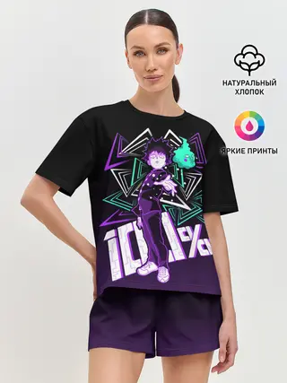 Женская пижама с шортами / МОБ ПСИХО 100