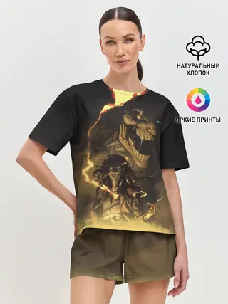 Женская пижама с шортами / Загадочная сила Титана
