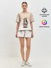 Женская пижама с шортами / анимешная девочка с нутэллой