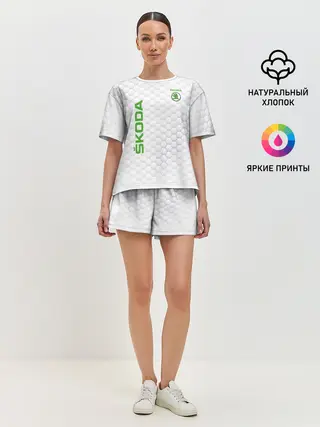 Женская пижама с шортами / SKODA