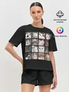 Женская пижама с шортами / Коты и кошки