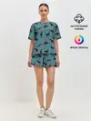 Женская пижама с шортами / Коты и кошечки