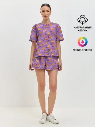 Женская пижама с шортами / Йога