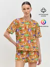 Женская пижама с шортами / Йога