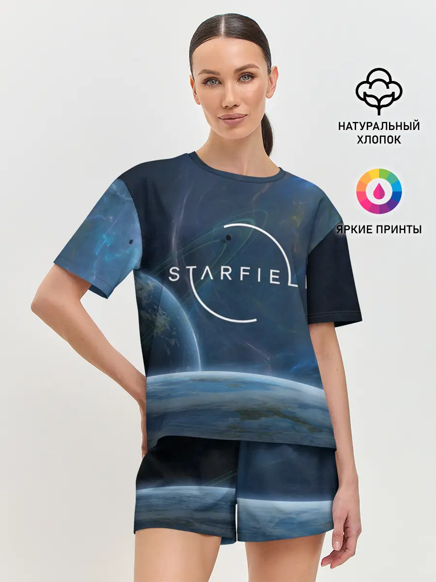 Женская пижама с шортами / Starfield