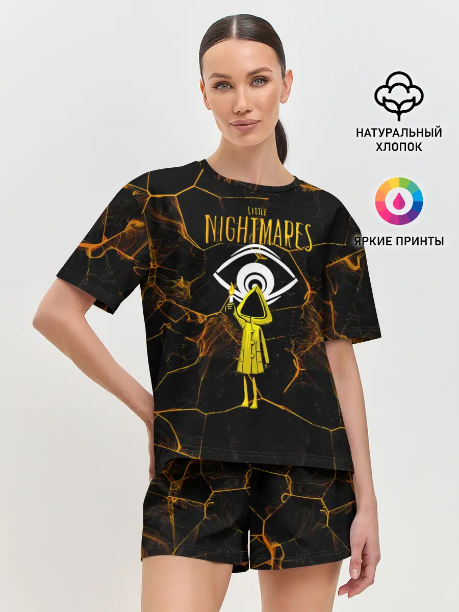 Женская пижама с шортами / Little Nightmares