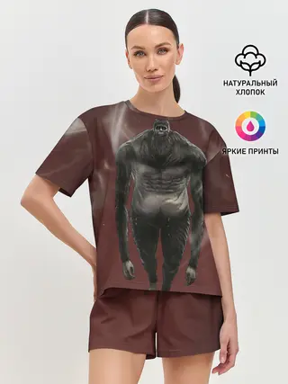 Женская пижама с шортами / Титан