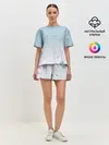 Женская пижама с шортами / милые звездочки узор