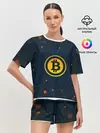 Женская пижама с шортами / Bitcoin is future