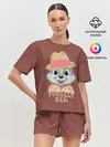 Женская пижама с шортами / Totally rad