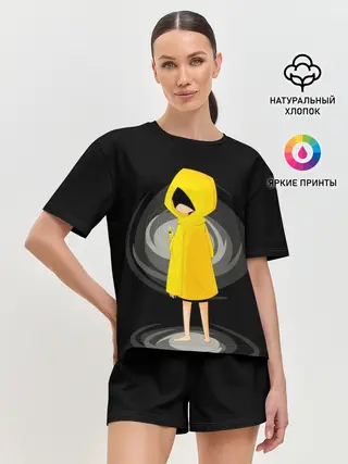 Женская пижама с шортами / Little Nightmares с Зажигалкой