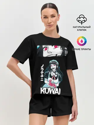 Женская пижама с шортами / Kowai