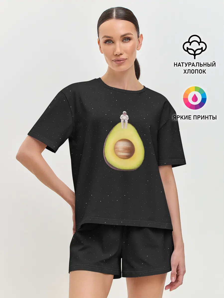 Женская пижама с шортами / Космокадо