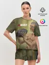 Женская пижама с шортами / Rust