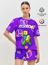 Женская пижама с шортами / ROBLOX КУБЫ
