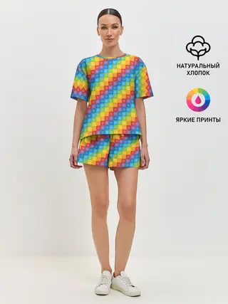Женская пижама с шортами / Чакры