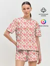 Женская пижама с шортами / Овен