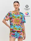 Женская пижама с шортами / Year baby Pop art print