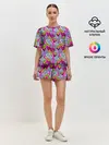Женская пижама с шортами / Дикая абстракция