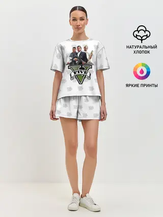Женская пижама с шортами / Grand Theft Auto FIVE